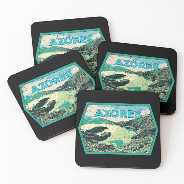 Item preview, Seven Cities Lagoon Splendor: Azores Landscape Illustration designed and sold by Lemomo-artworks.