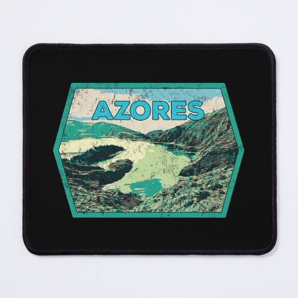 Item preview, Seven Cities Lagoon Splendor: Azores Landscape Illustration designed and sold by Lemomo-artworks.