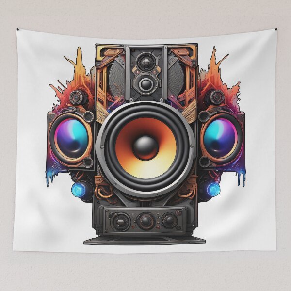 Item preview, Speaker No.2 with sound waves designed and sold by Salimgor Hangaround Music.