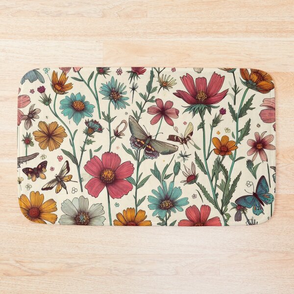Item preview, Wild Flowers Pattern - Flowers, Floral, Flora, Vintage V.03 designed and sold by erkabees.