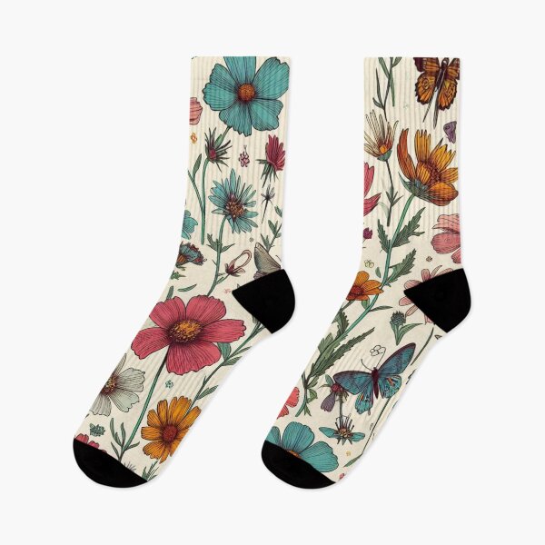 Item preview, Wild Flowers Pattern - Flowers, Floral, Flora, Vintage V.03 designed and sold by erkabees.