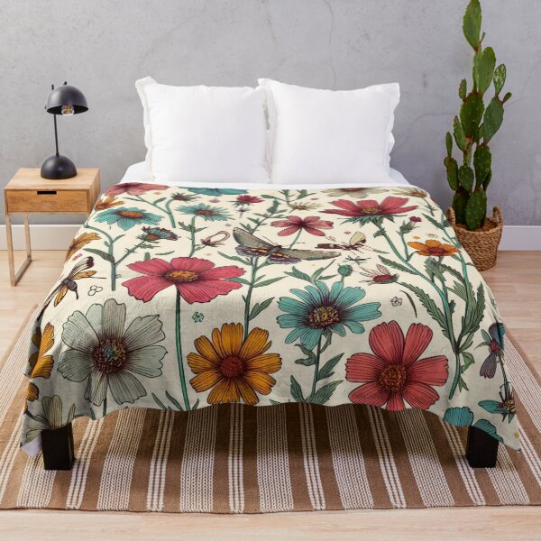Item preview, Wild Flowers Pattern - Flowers, Floral, Flora, Vintage V.03 designed and sold by erkabees.