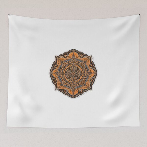 Item preview, Ornament beautiful card with mandala designed and sold by Sanan Israyilli.