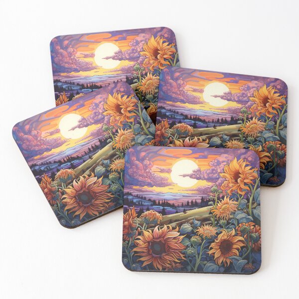 Item preview, Sunflower fields pt 2 designed and sold by PricklyPeanut.