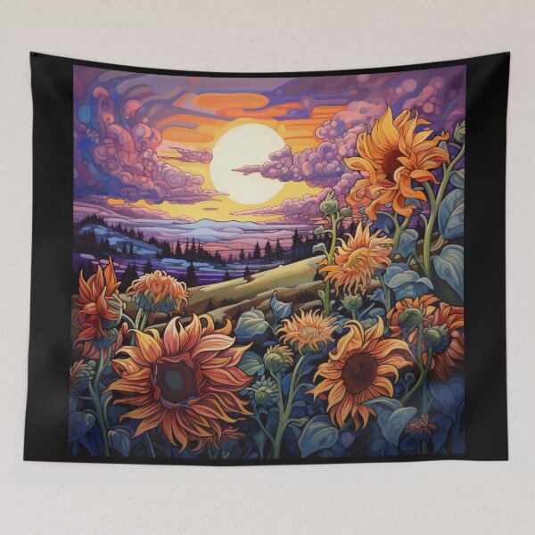 Item preview, Sunflower fields pt 2 designed and sold by PricklyPeanut.
