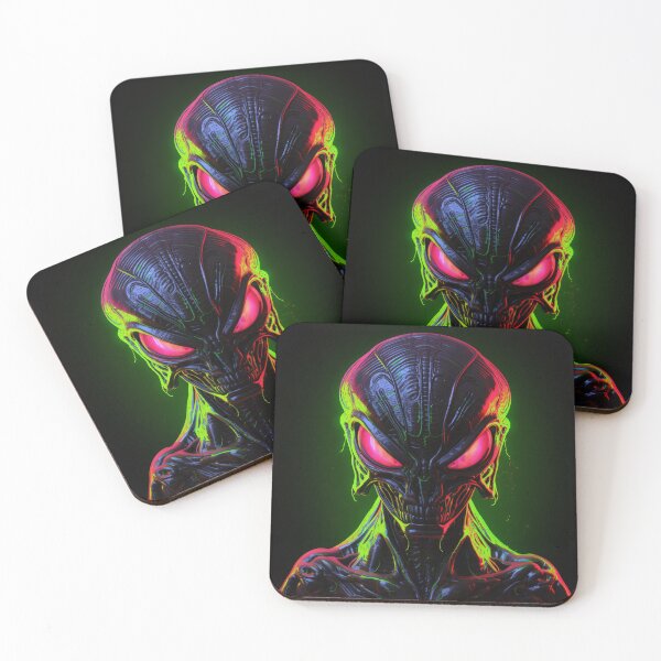 Item preview, Alien Neon Art 3 designed and sold by AstroRisq.