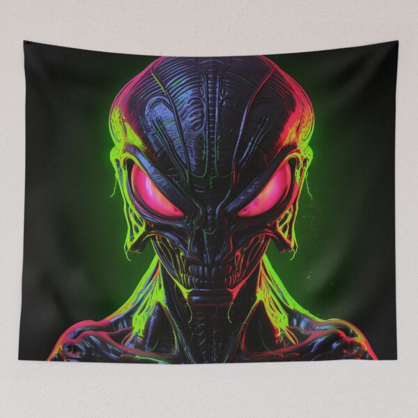 Item preview, Alien Neon Art 3 designed and sold by AstroRisq.