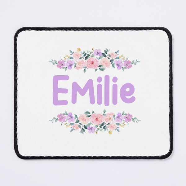 Item preview, Purple Flower Emilie Name Label designed and sold by NormadWorld.