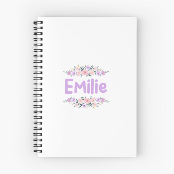 Item preview, Purple Flower Emilie Name Label designed and sold by NormadWorld.