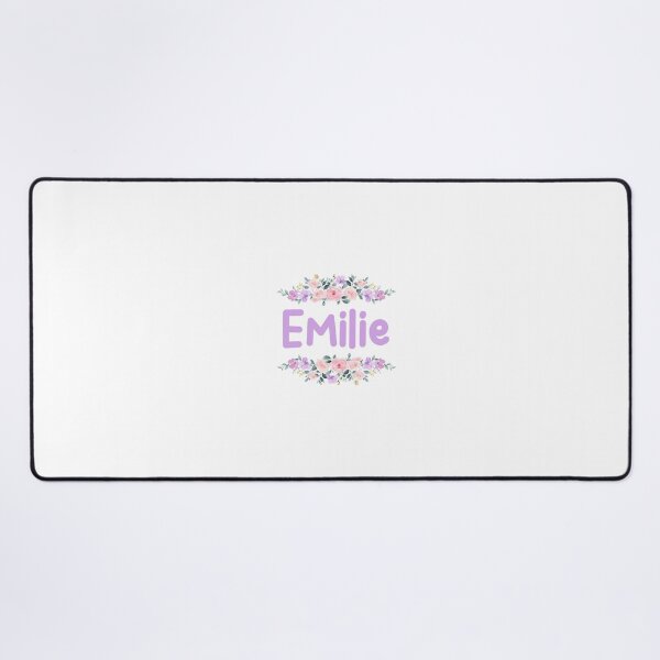 Item preview, Purple Flower Emilie Name Label designed and sold by NormadWorld.