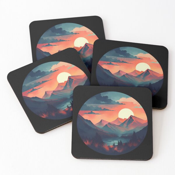 Item preview, Sunset Mountain Landscape Nature Lover designed and sold by KD Merch.