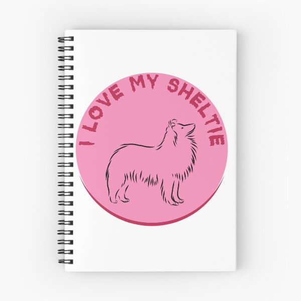 Item preview, I love my pink colored sheltie designed and sold by NexCreation.