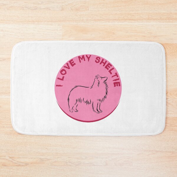 Item preview, I love my pink colored sheltie designed and sold by NexCreation.