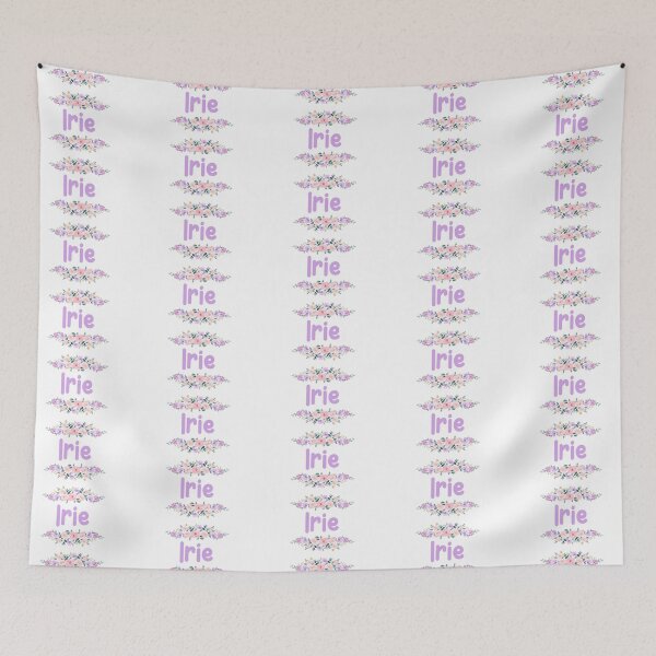Item preview, Purple Flower Irie Name Label designed and sold by NormadWorld.