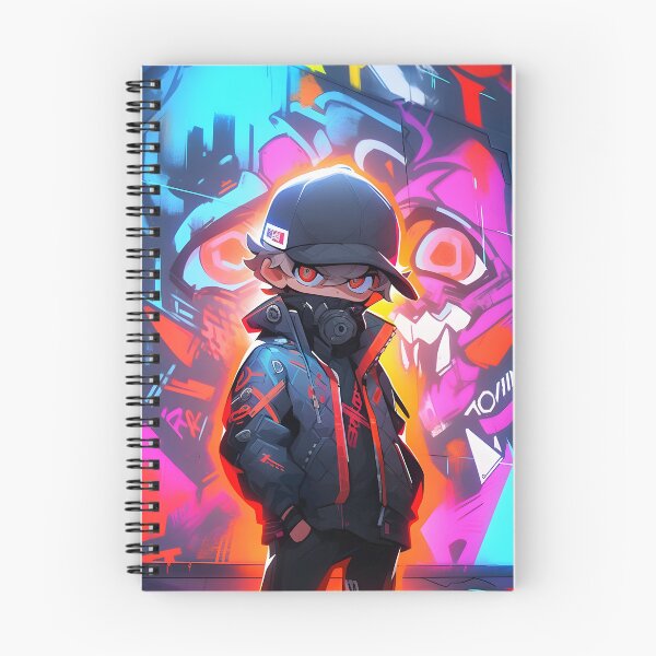 Item preview, Anime urban boy with spray can art designed and sold by TheArtistOf2022.