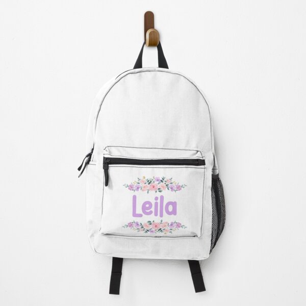 Item preview, Purple Flower Leila Name Label  designed and sold by NormadWorld.