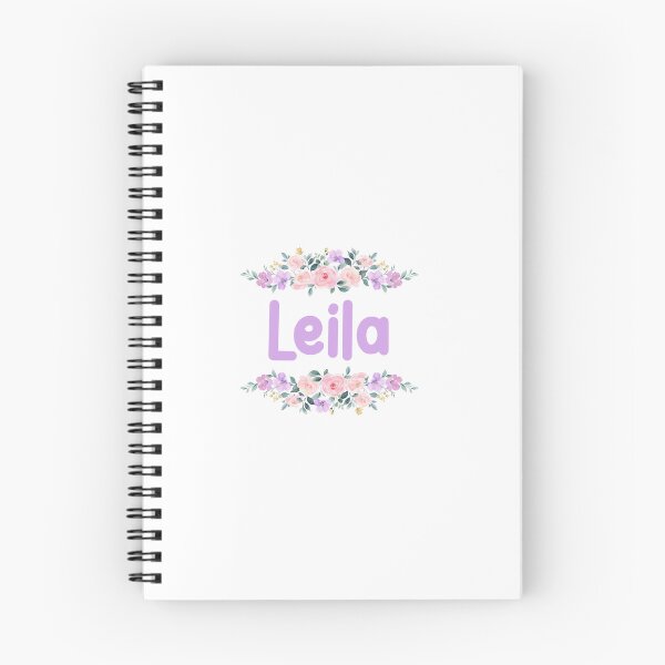 Item preview, Purple Flower Leila Name Label  designed and sold by NormadWorld.
