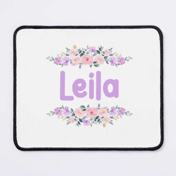 Item preview, Purple Flower Leila Name Label  designed and sold by NormadWorld.