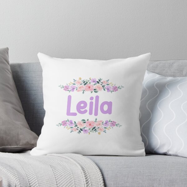 Item preview, Purple Flower Leila Name Label  designed and sold by NormadWorld.