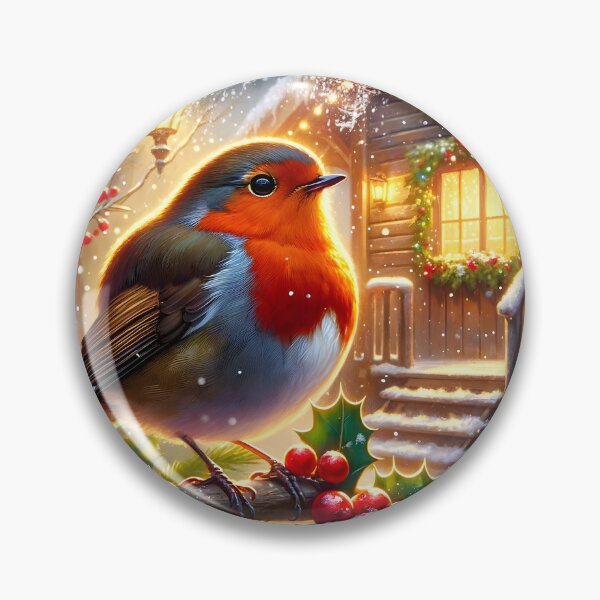 Item preview, Christmas Robin designed and sold by Truck Stop One.