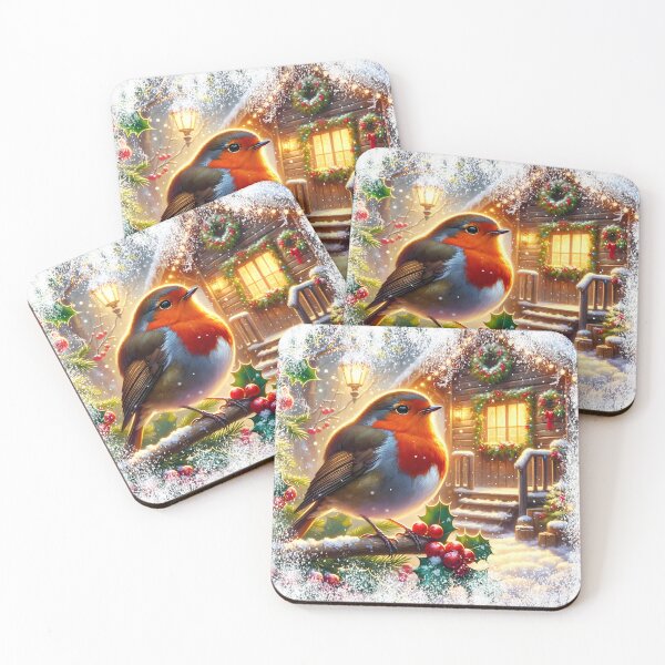Item preview, Christmas Robin designed and sold by Truck Stop One.