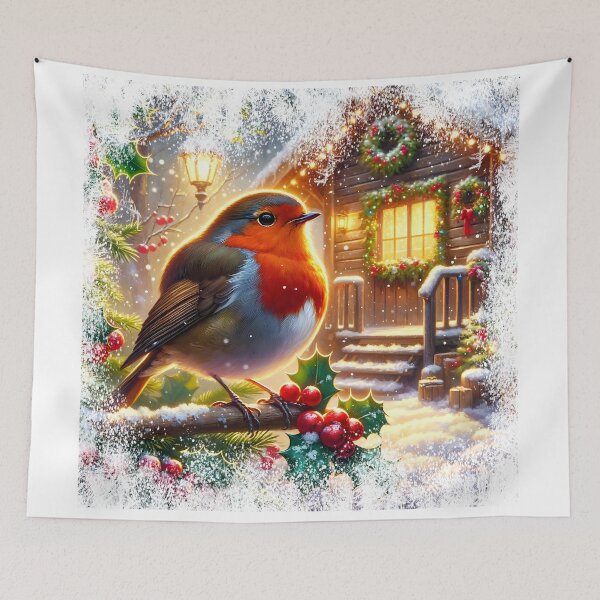 Item preview, Christmas Robin designed and sold by Truck Stop One.
