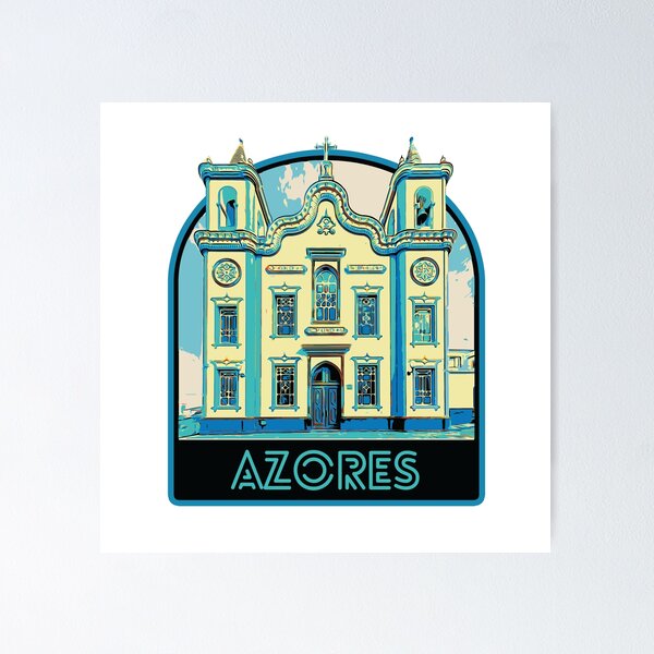 Item preview, Santo Cristo's Church, Terceira Island: Azores Illustration designed and sold by Lemomo-artworks.