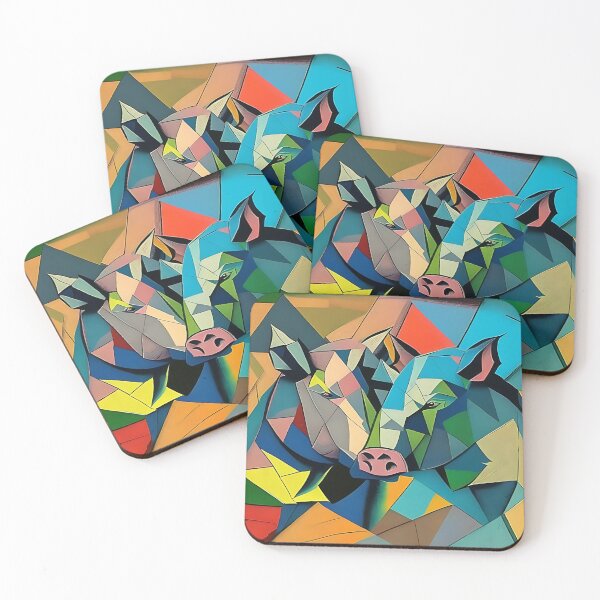 Item preview, Beautiful wild boar in a fantastic forest. Abstraction. designed and sold by Natalia-Vlad.