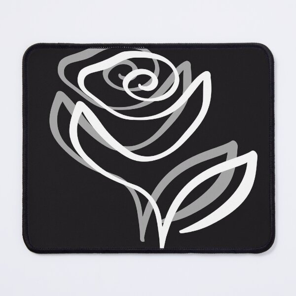 Item preview, B, W, Rose designed and sold by Sena KURUÇAY.