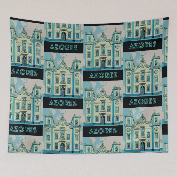 Item preview, Santo Cristo's Church, Terceira Island: Azores Illustration designed and sold by Lemomo-artworks.