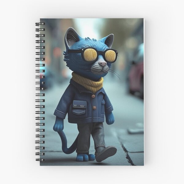 Item preview, Clay Hipster Cat 1 designed and sold by AstroRisq.
