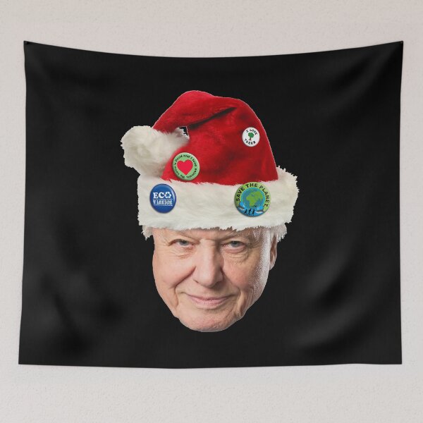 Item preview, Santa David Attenborough (Father Christmas) designed and sold by Hoorahville.