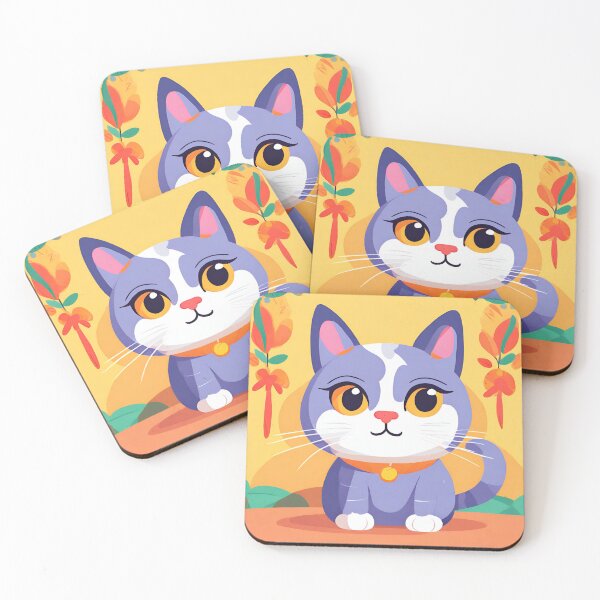 Item preview, Karma is a animated blue cat  designed and sold by 17Secrets.