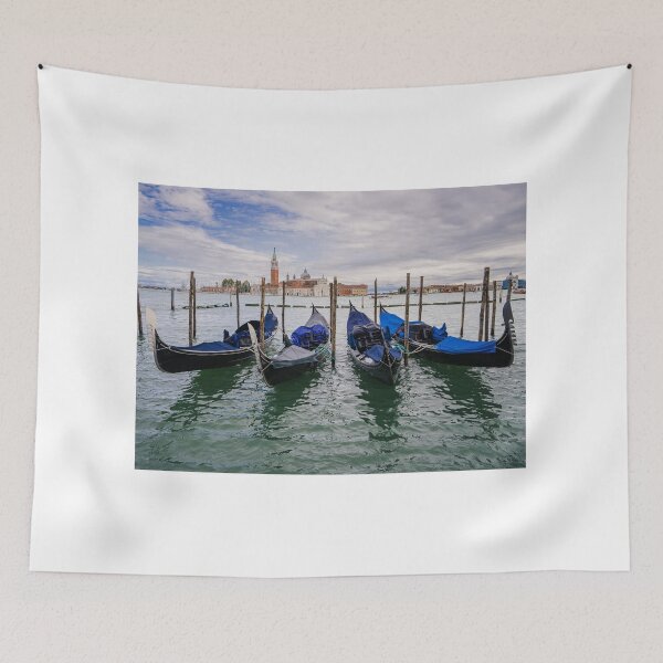 Item preview, Gondolas moored near St Marks Square, Venice designed and sold by MichaelBShannon.