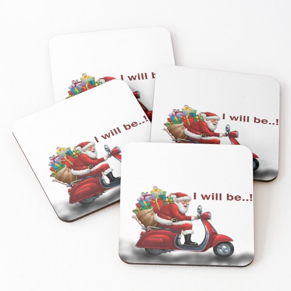 Item preview, Santa Claus on a scooter designed and sold by Tomasz  Siennicki.
