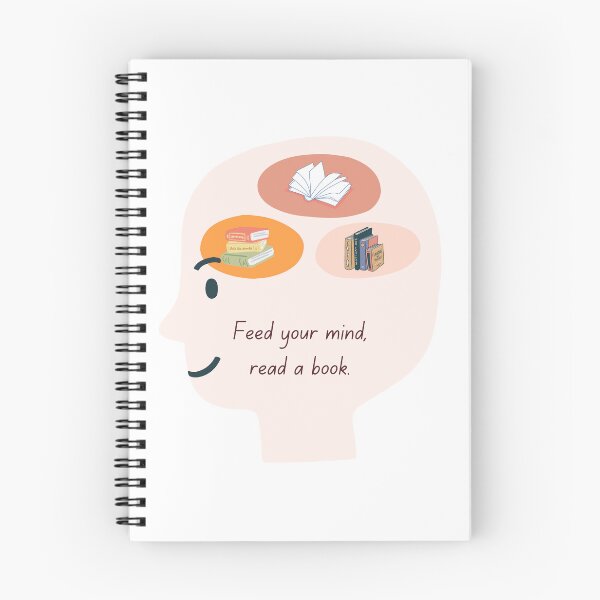 Item preview, Feed your mind, read a book designed and sold by peach-lab01.