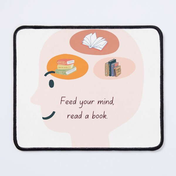 Item preview, Feed your mind, read a book designed and sold by peach-lab01.