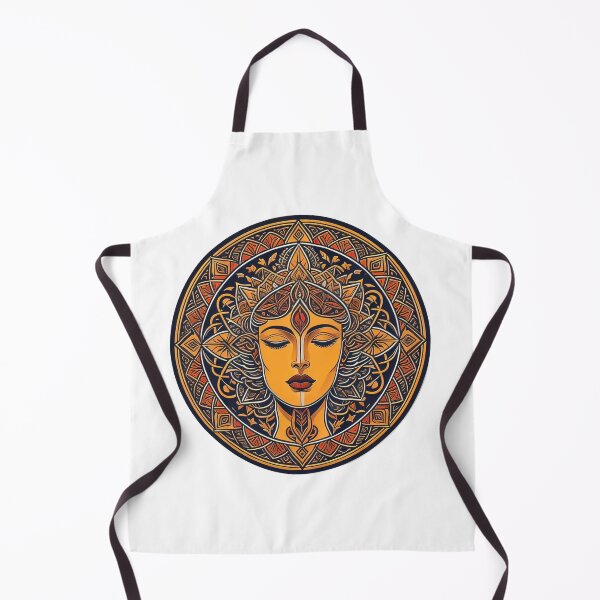 Item preview, Colorful vector illustration of the face of the ancient Greek goddess Agora designed and sold by Sanan Israyilli.