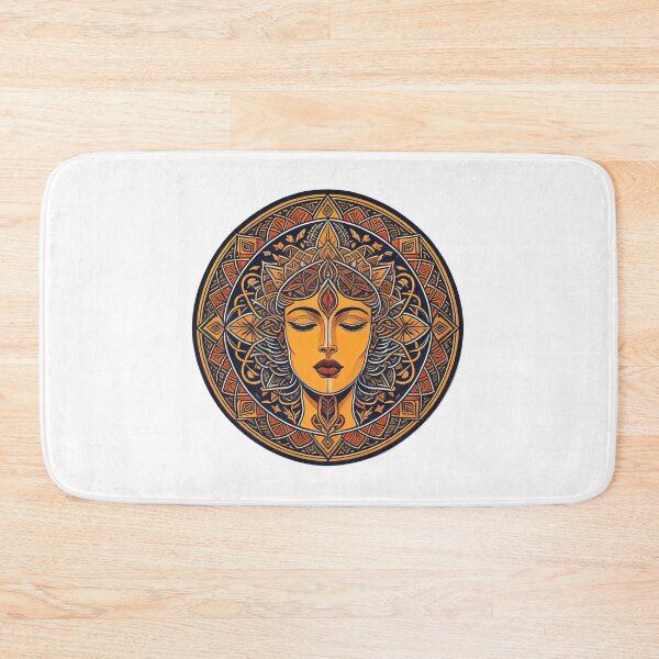 Item preview, Colorful vector illustration of the face of the ancient Greek goddess Agora designed and sold by Sanan Israyilli.