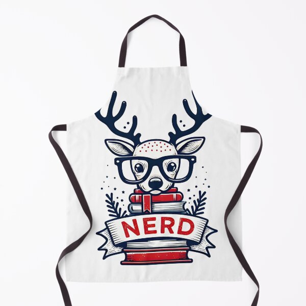Item preview, Rudolph The Reindeer Christmas Nerd design designed and sold by SideKickCreates.