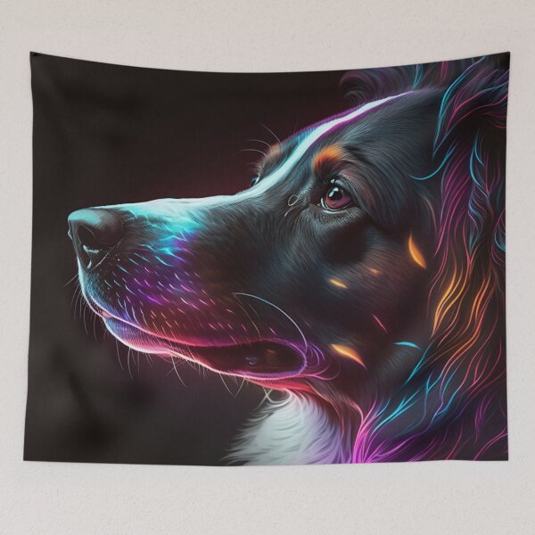 Item preview, Dog Neon Art 4 designed and sold by AstroRisq.