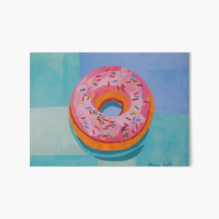 Donut Worry Art Board Print