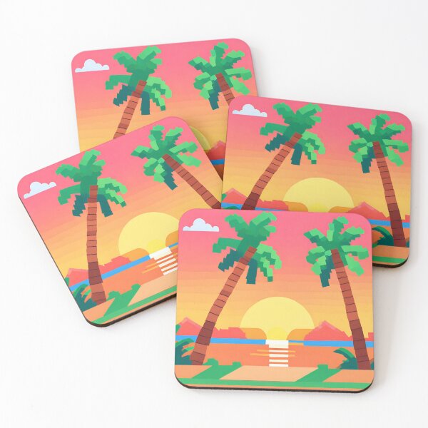 Item preview, Pixel Art Sunset designed and sold by Sena KURUÇAY.