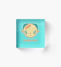 Ouchywawa Blue Acrylic Block