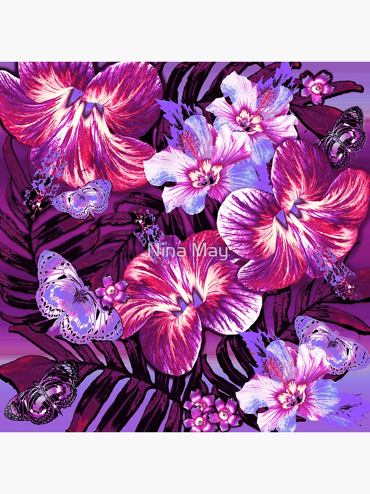 Red Violet Aloha by ninabmay