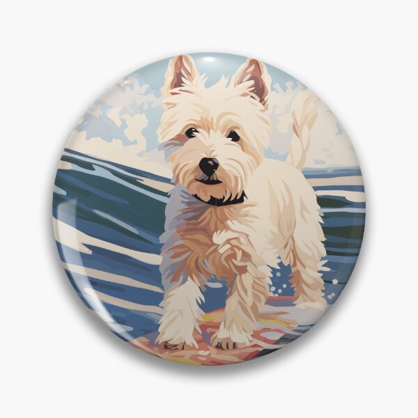 Item preview, Surfing Westie designed and sold by TheHellSong.