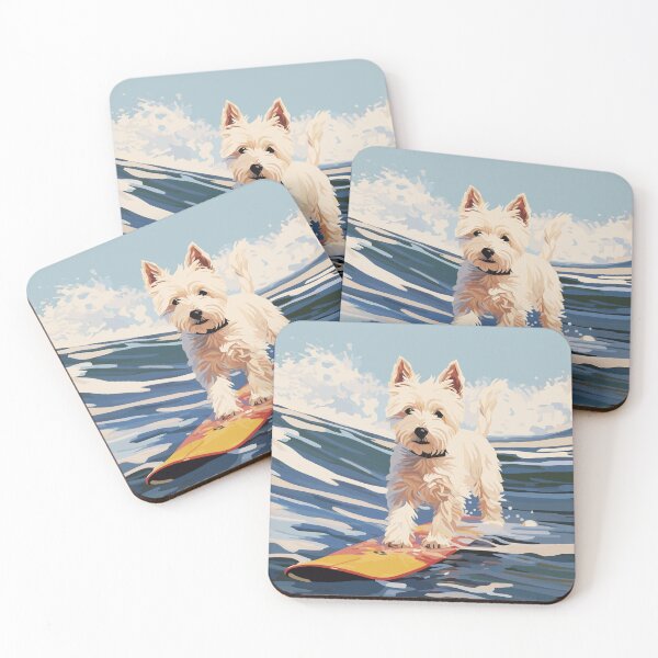 Item preview, Surfing Westie designed and sold by TheHellSong.
