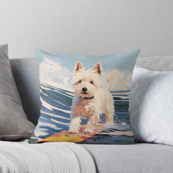 Item preview, Surfing Westie designed and sold by TheHellSong.