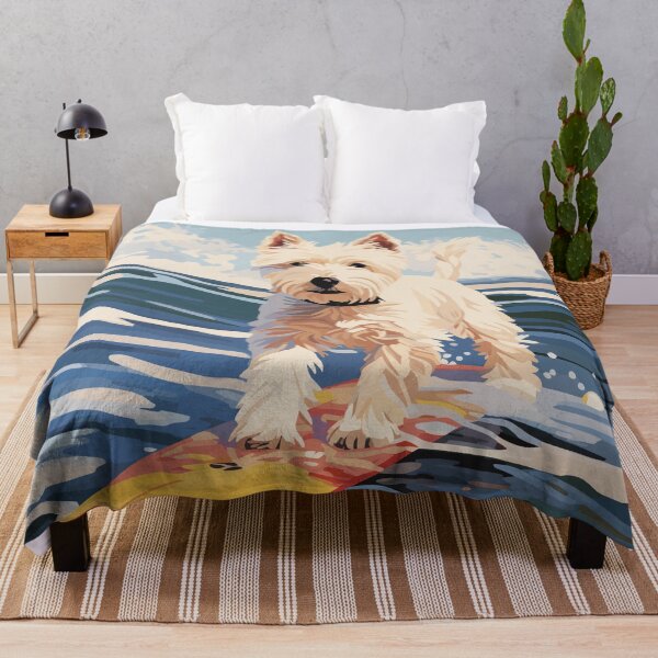 Item preview, Surfing Westie designed and sold by TheHellSong.