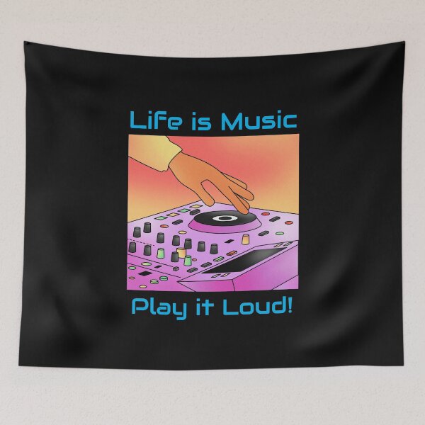 Item preview, Life is Music, Play it Loud! designed and sold by Local-2023.